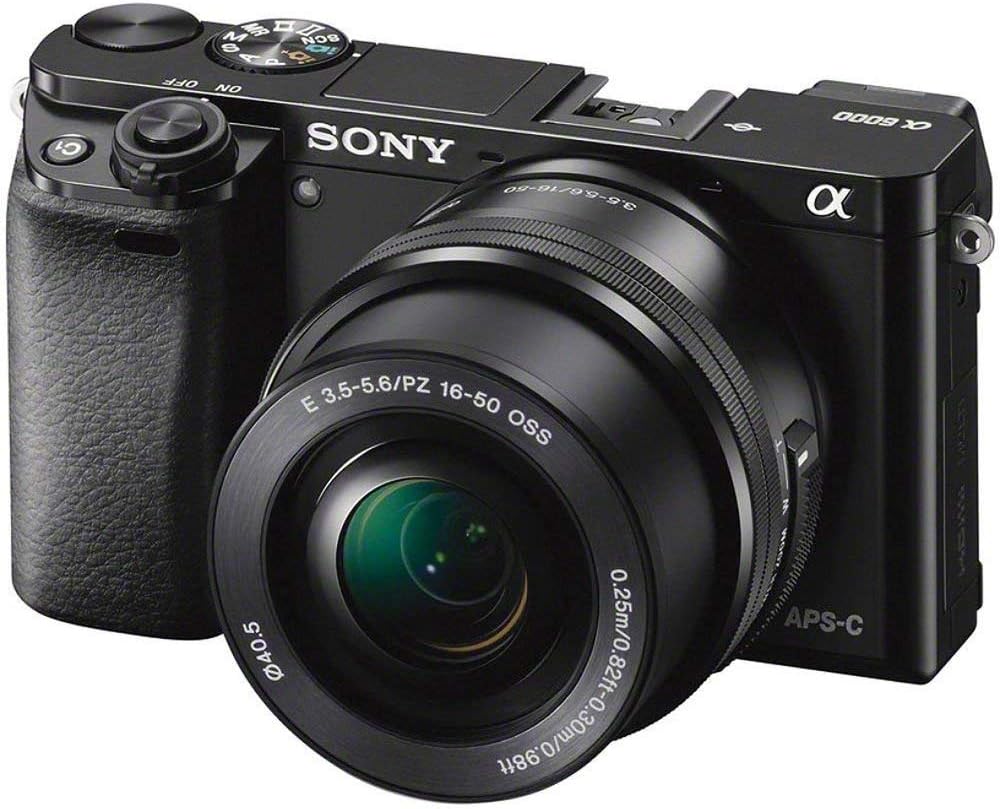 Sony Alpha a6000 Mirrorless Camera with 16-50mm Lens Black Starter Kit