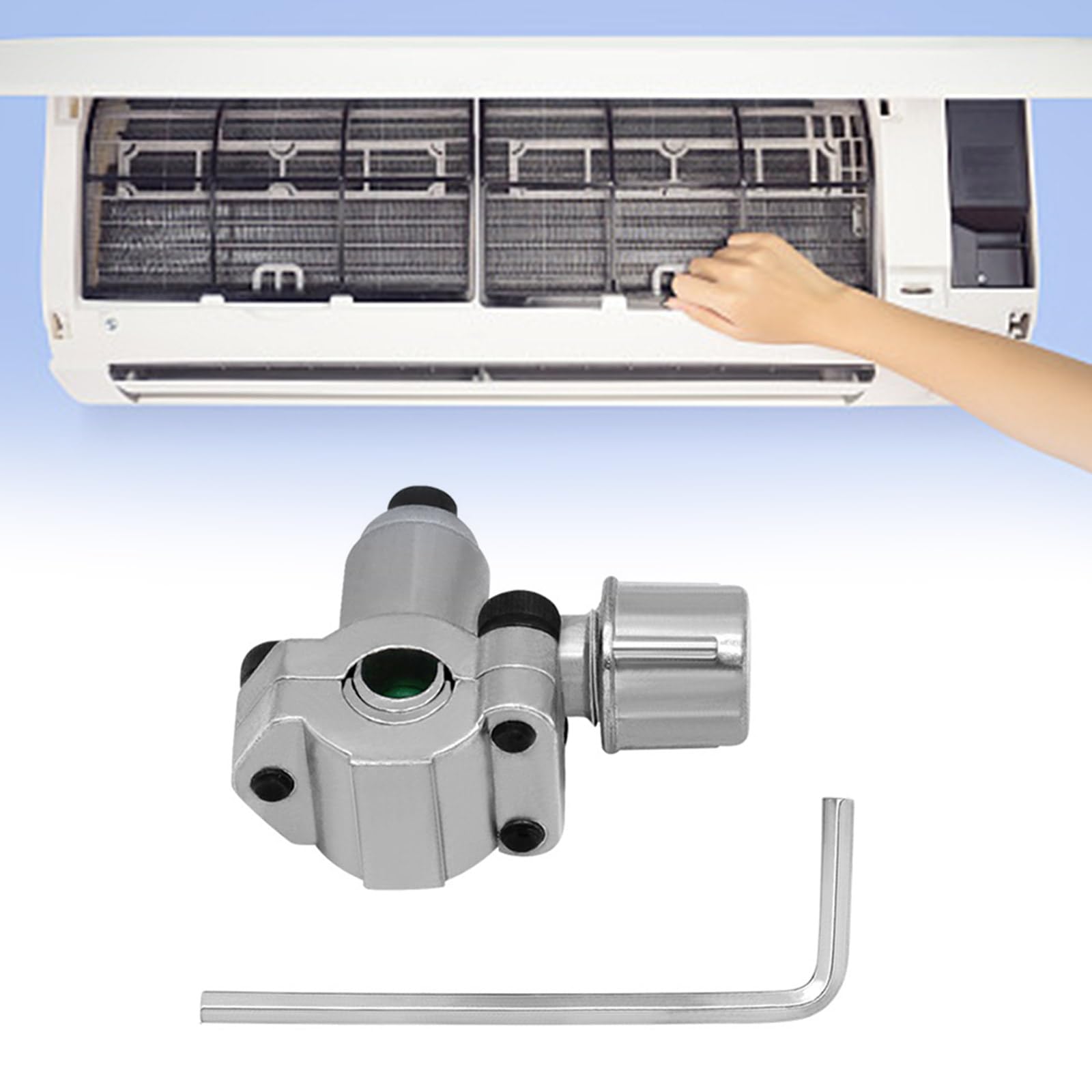 Refrigerator Tap Valves Kit BVP31 Refrigeration Needle Valves With Wrenches Refrigerator Air Conditioning For Pipe Hoses Adapters