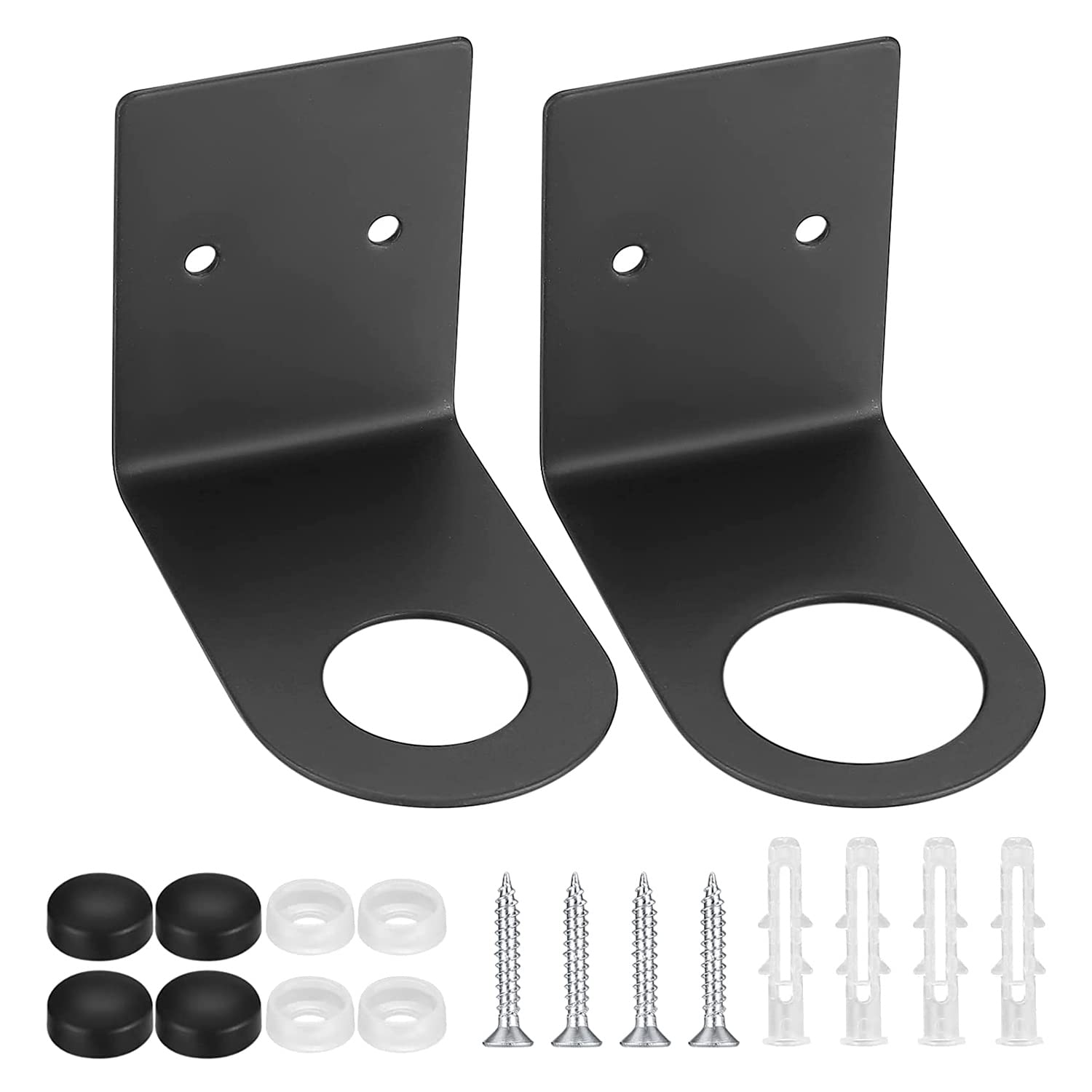 Graootoly 2 Pcs Soap Bottle Dispenser Holders, Wall Mounted Soap 