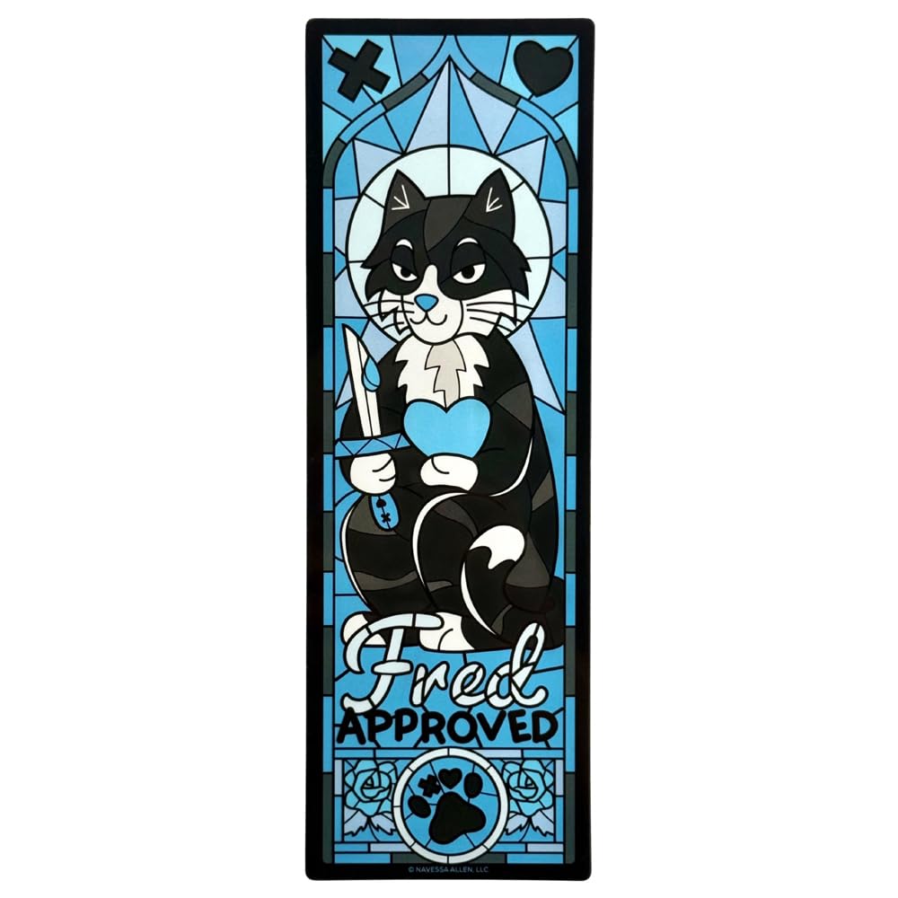 Conquest Journals Lights Out: Fred Approved Transparent Acrylic Bookmark