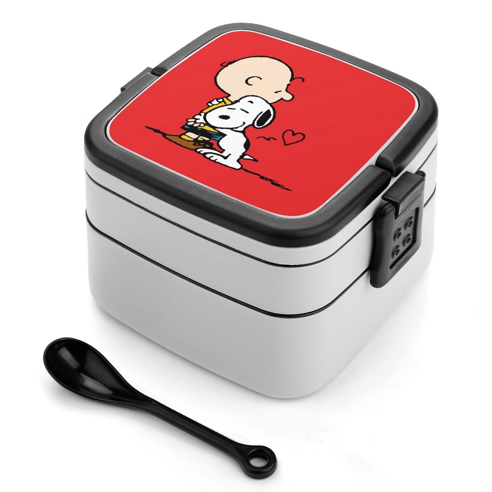 Amazon | 弁当箱 スヌーピー チャーリーブラウン ハート 弁当ケース お 