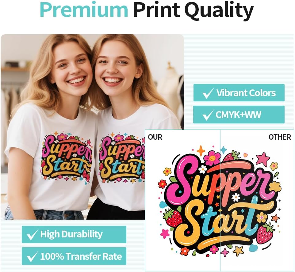 PYD Life A3 DTF Printer Bundle with DTF Curing Oven, Fume Extractor, DTF Film and DTF Powder