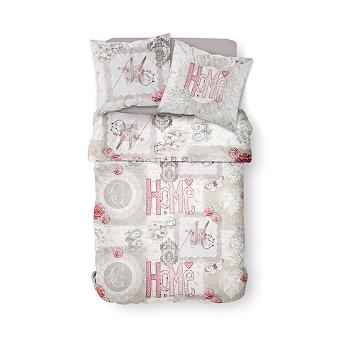 Housse de couette 220x240 en pur coton au tissage traditionnel haut de gamme