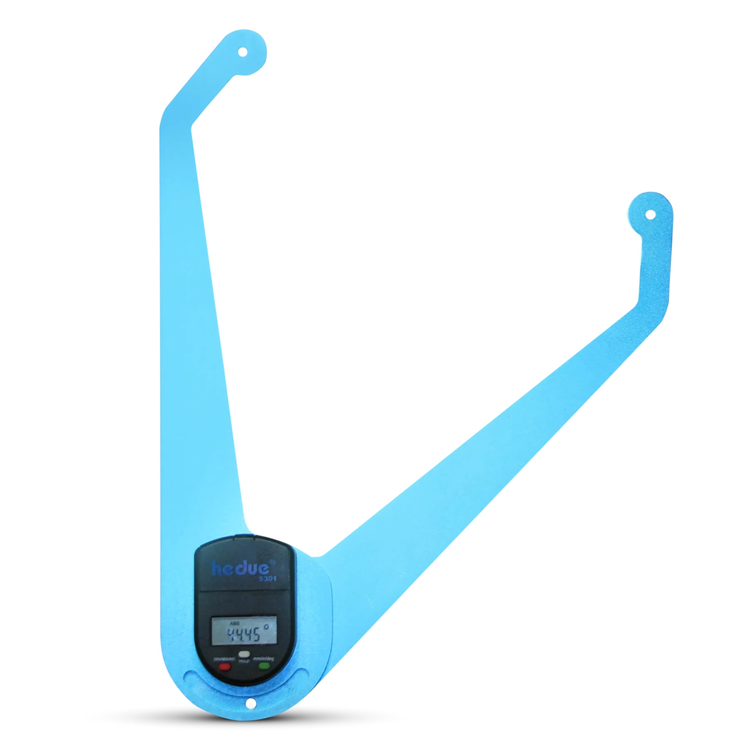 Digitale Messkluppe S301 - Kluppe als Wanddickenmessgerät, Dickenlehre, Glasdickenmesser digital und Winkelmesser in einem Gerät, digitaler Messchieber 500 mm