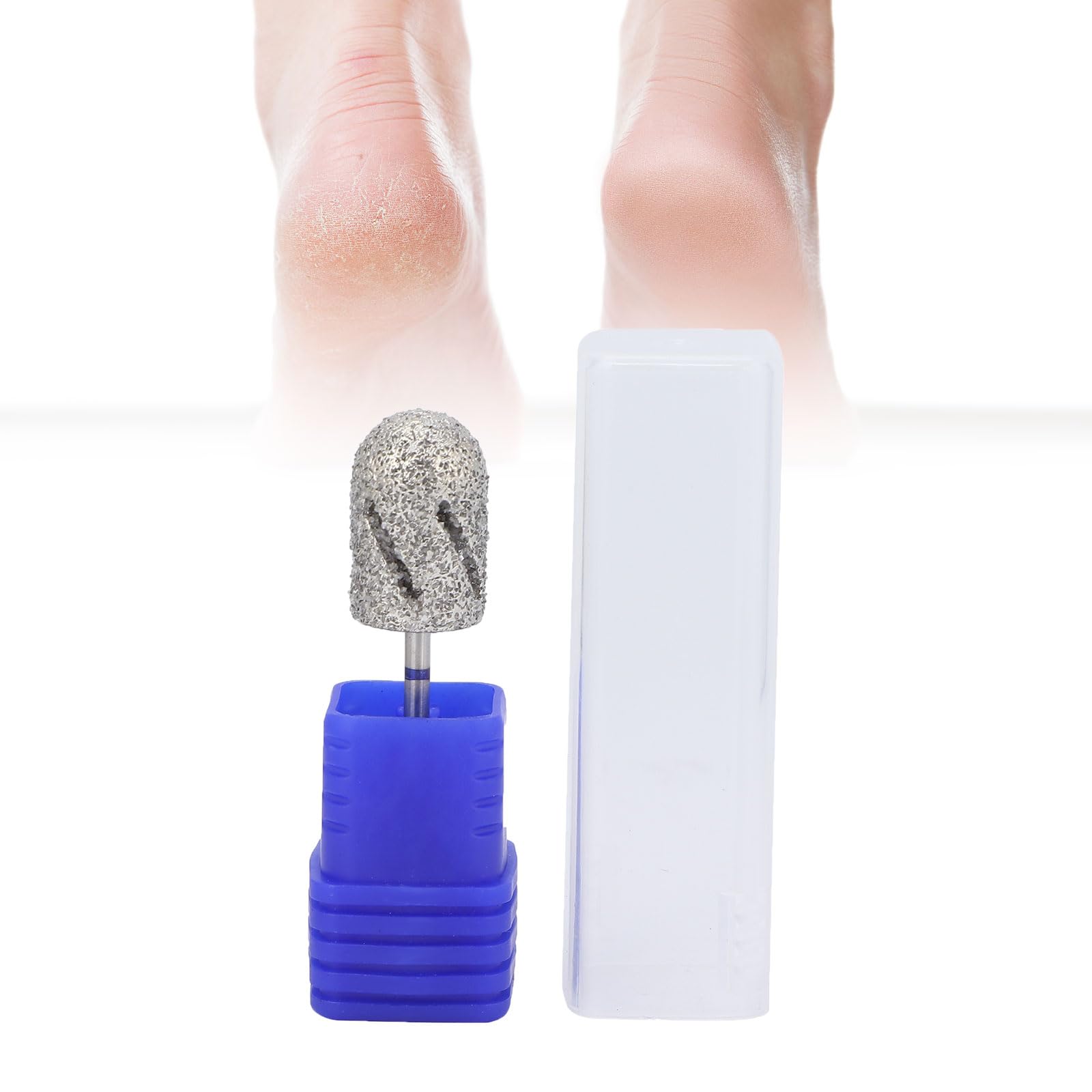 Wiertła do szlifierki do paznokci, profesjonalne modzele do stóp, głowica polerska, przenośna wiertarka do paznokci pedicure, akrylowy żel do usuwania skórek (gruby piasek)