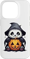 Vista 17 de iPhone 16 Panda Halloween Panda Lover Panda Pumpkin Halloween Case