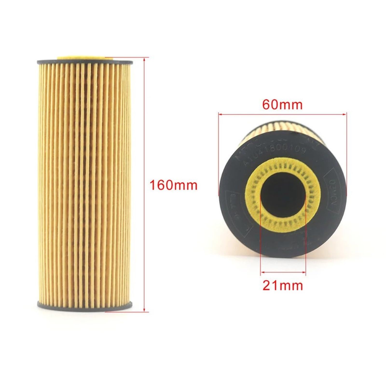 MOTOHIRO 3 uds 6 uds A1041800109 Conjunto de Filtro de Aceite for W163 W124 W202 W203 R170 S203 C200 C180 Piezas de automóvil Filtros de Aceite para vehículos (Size : 6PCS)