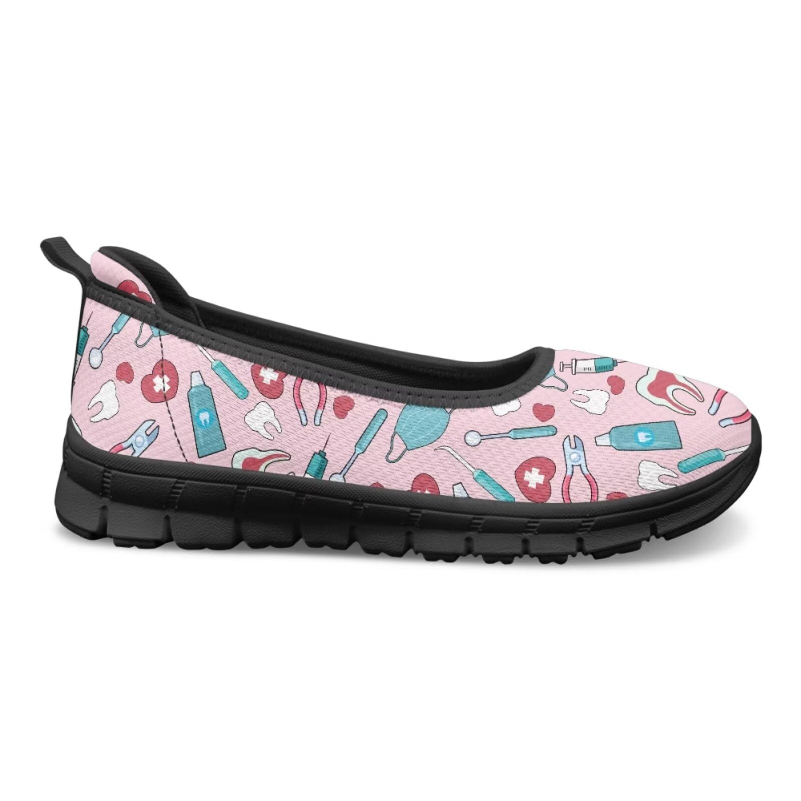chaqlin Damskie buty do karmienia wsuwane płaskie buty do chodzenia buty treningowe damskie buty do biegania