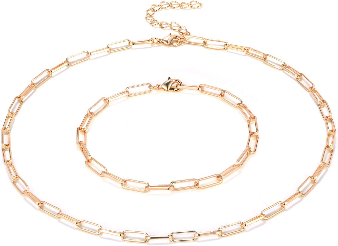 Dainty Choker Chain Link Necklace 