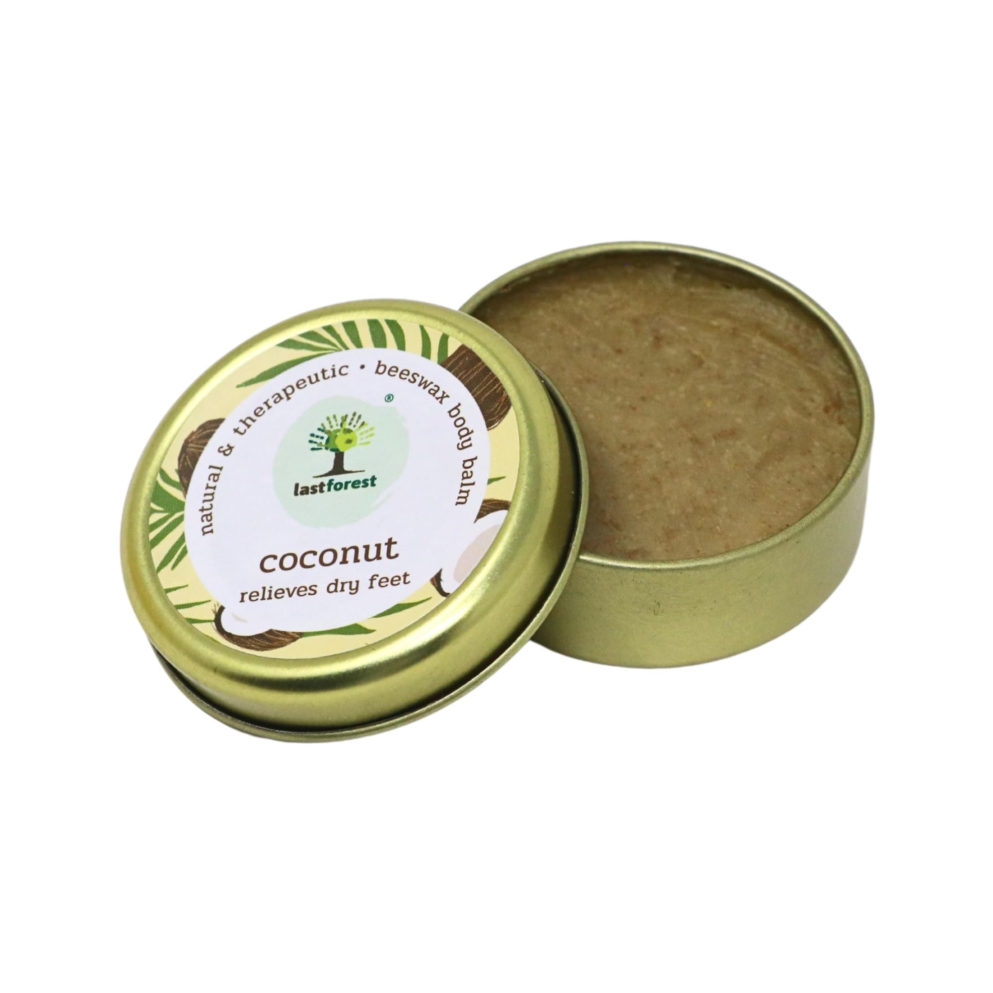 Therapeutic Beeswax Balm – Coconut (Repairs Cracked Heels), 20g-image-0