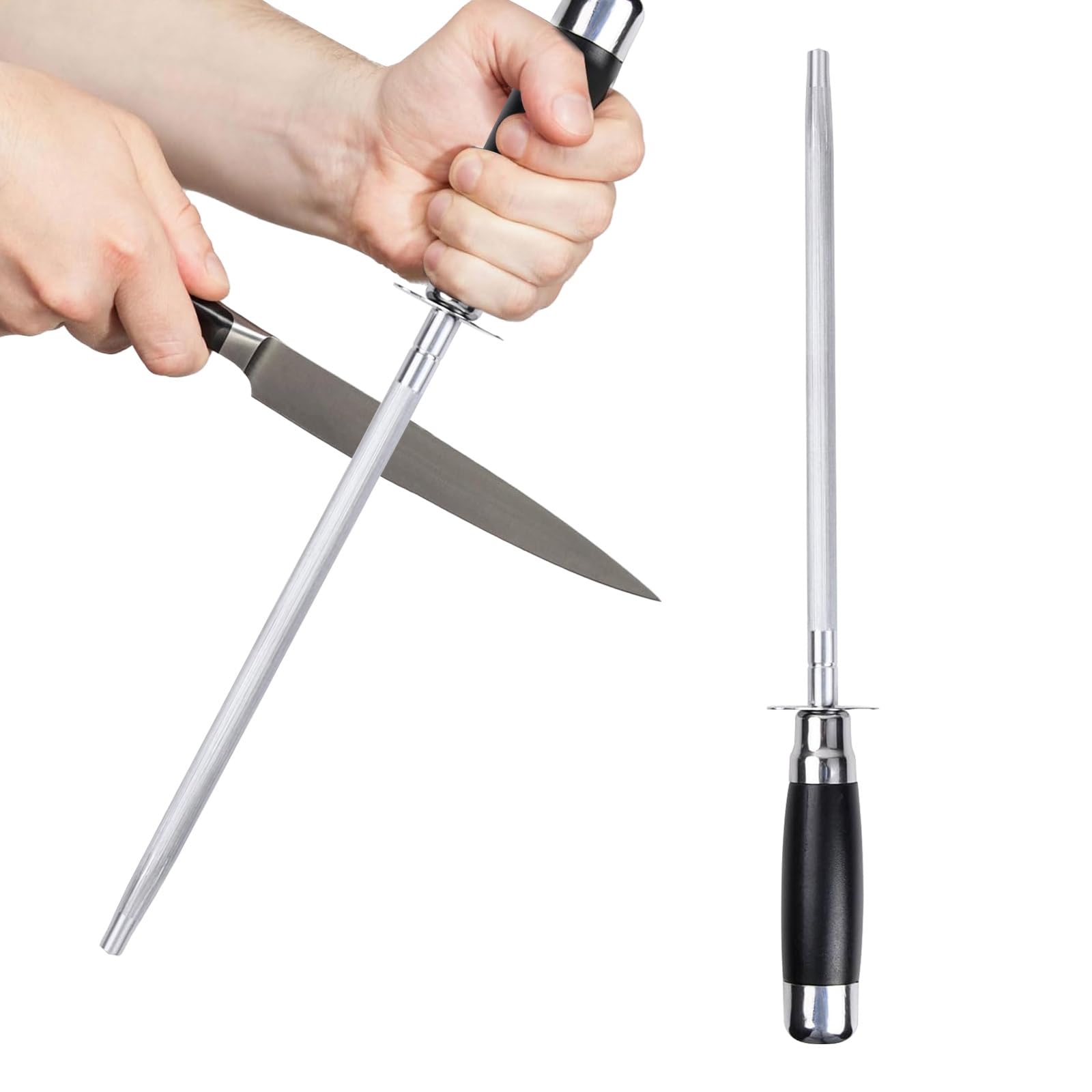 Amazon.co.jp: 包丁研ぎ棒 研ぎ棒 30cm シャープナー スチールシャープ