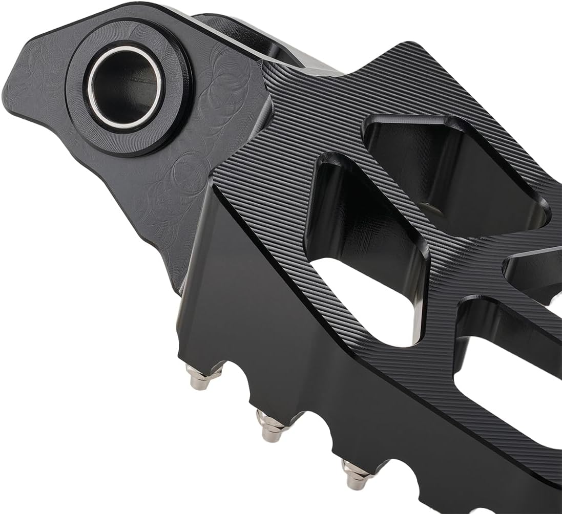 JFG RACING Foot Pegs for Stark Varg Electric Dirt Bike,CNC 6061 Aluminum Dirtbike Pedals Rests Footpegs for Stark Varg EX/MX Black