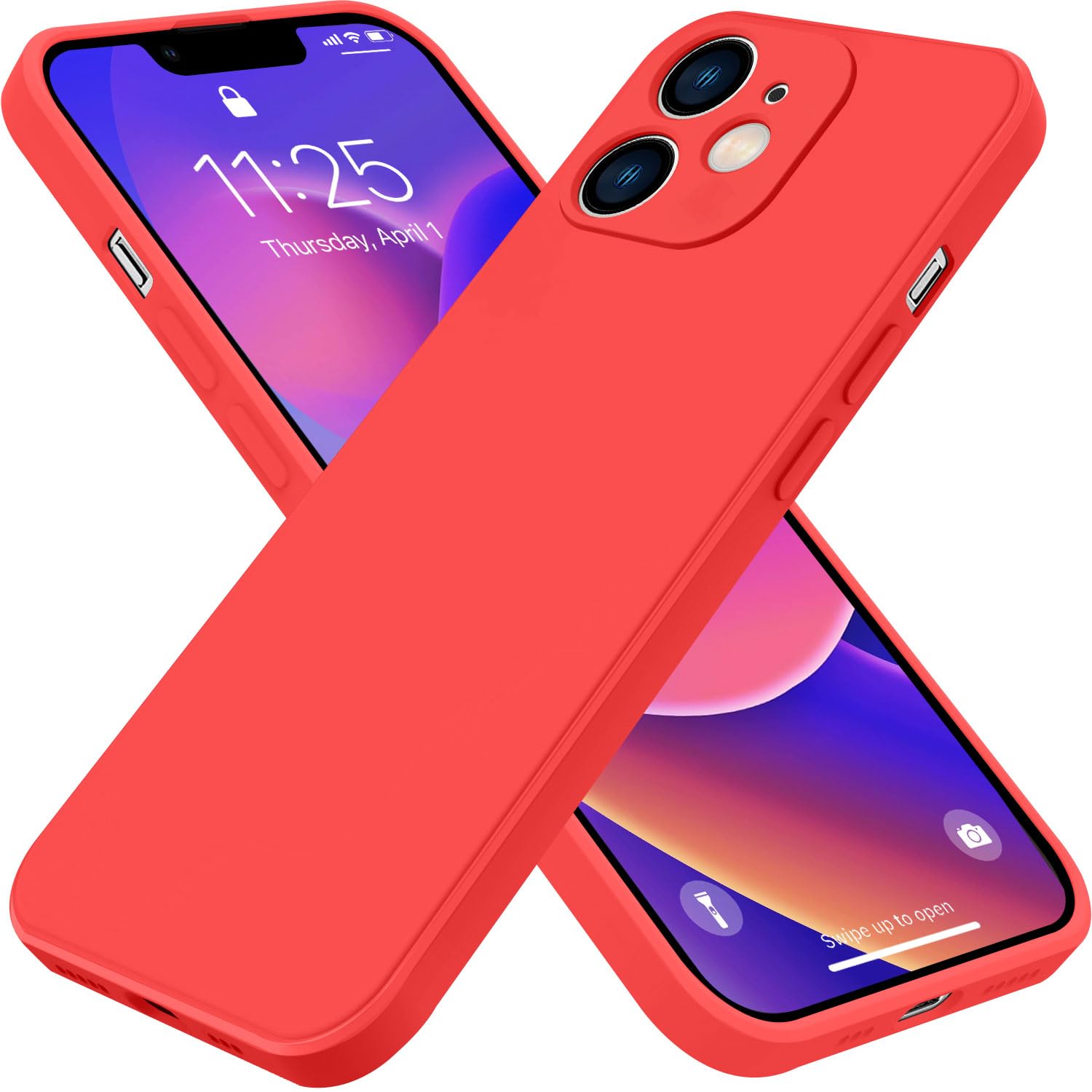 AYSZNBLA for iPhone 11 Case,Liquid Silicone Gel Rubber Phone Case | Non-Yellowing Phone Bumper Cover,Multi-Color Silicone Non-Slip Full Body Slim