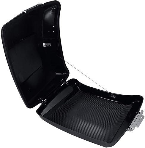 Miniatura 6 de TCMT Caja de maletero de motocicleta negra mate de 5.5 pulgadas para Harley 2014-2025 Touring CVO Road King Road Glide Street Glide Electra Glide
