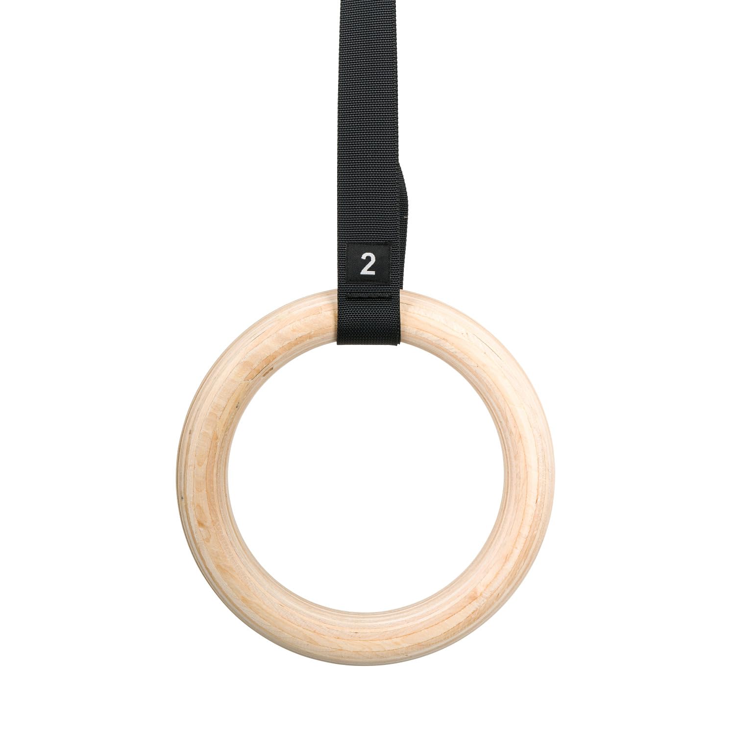 Sport-Thieme Indoor-Turnringe | Gymnastikringe Set | Gym Rings mit verstellbarem Gurt und Karabiner| Fitnessringe Indoor | Belastbarkeit: bis 200 kg | Markenqualität