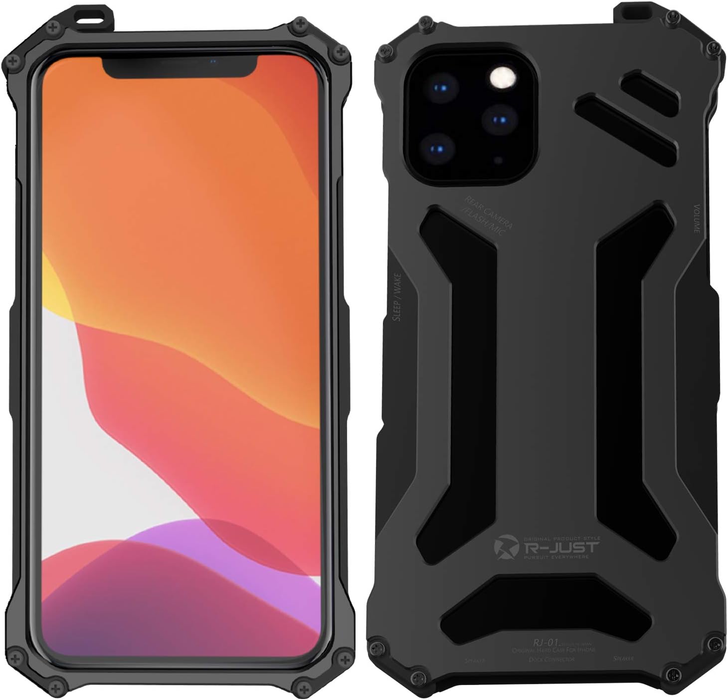 Simicoo iPhone 11 Pro Aluminum Metal Full Body Rugged Military Shockproof Bumper Heavy Duty Armor Defender Tough Case for iPhone 11 Pro 5.8 inch (Black) Simicoo iPhone 11 Pro Aluminum Metal Full Body Rugged Military Shockproof Bumper Heavy Duty Armor Defender Tough Case for iPhone 11 Pro 5.8 inch (Black)