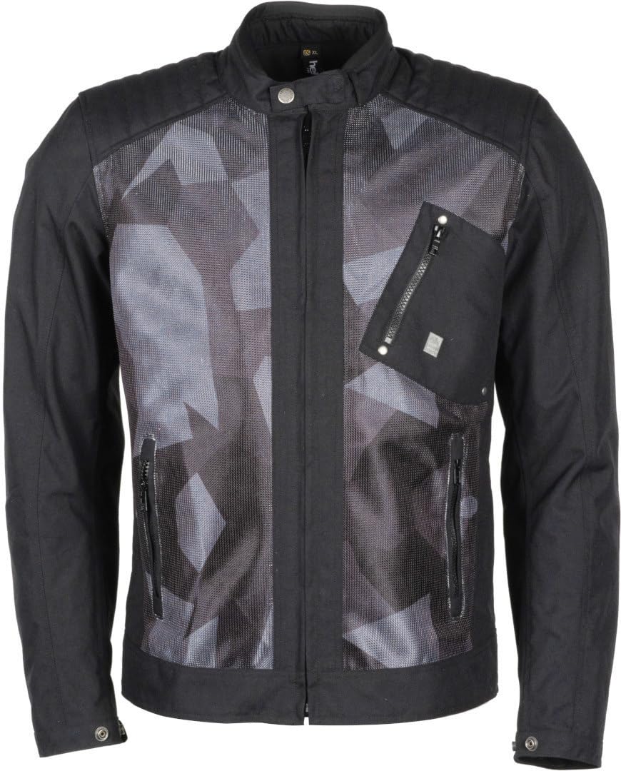 Helstons Colt Air Veste textile de moto, schwarz/camouflage, XL | Ventilation optimisée