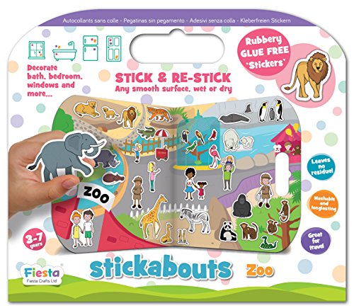 Fiesta Crafts T-2874 Fiesta Zoo-Stickabouts