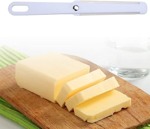 Miniatura 4 de Queso mantequilla rebanador pelador cortador herramienta con alambre grueso duro suave mango plástico Käsehobel Wmf Edelstahl