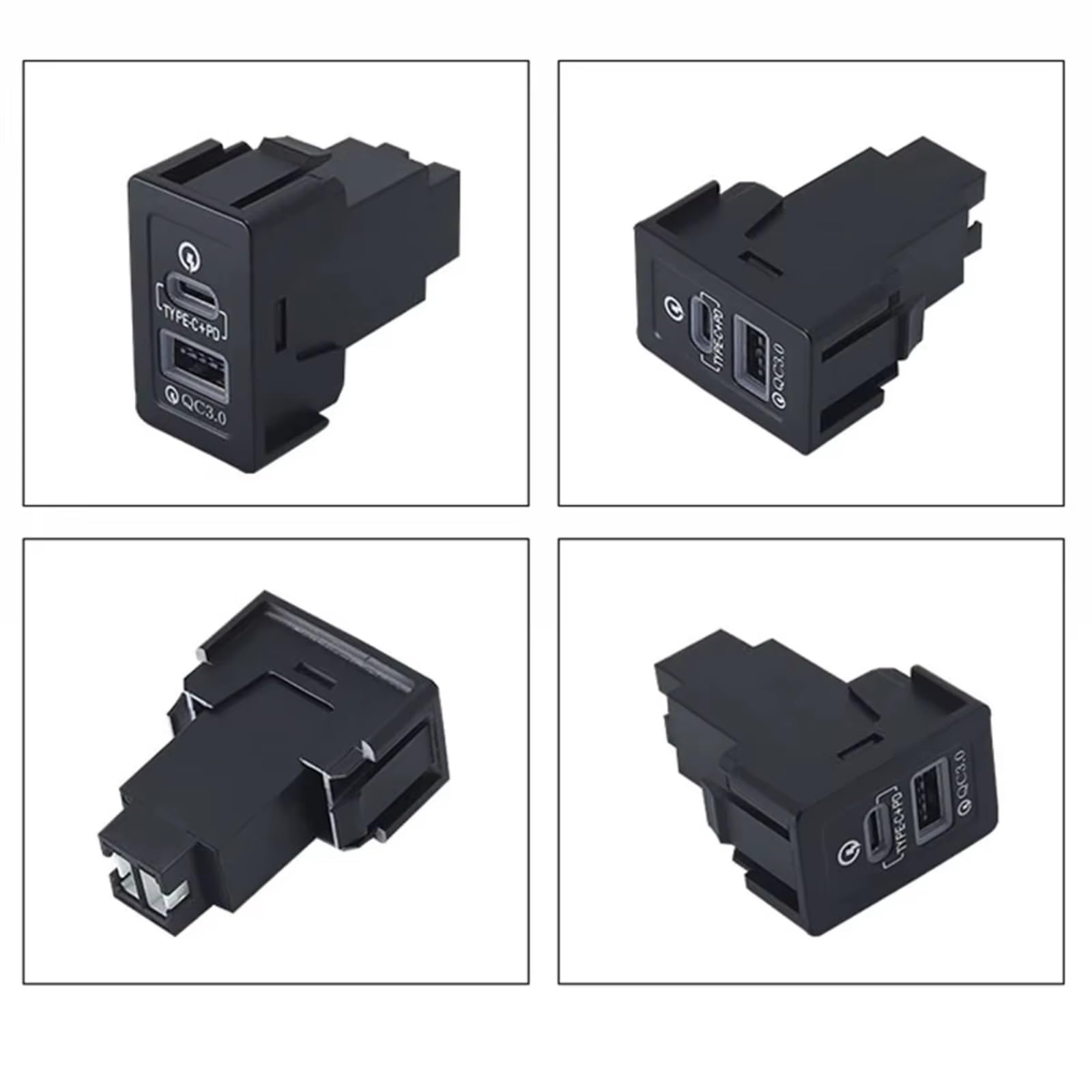 Prise USB Console Compatible Avec Suzuki Pour SX4 Pour Swift Pour Vitara Voiture Chargeur Rapide Pour Type C PD QC3.0 Interface Interface USB AUX voiture