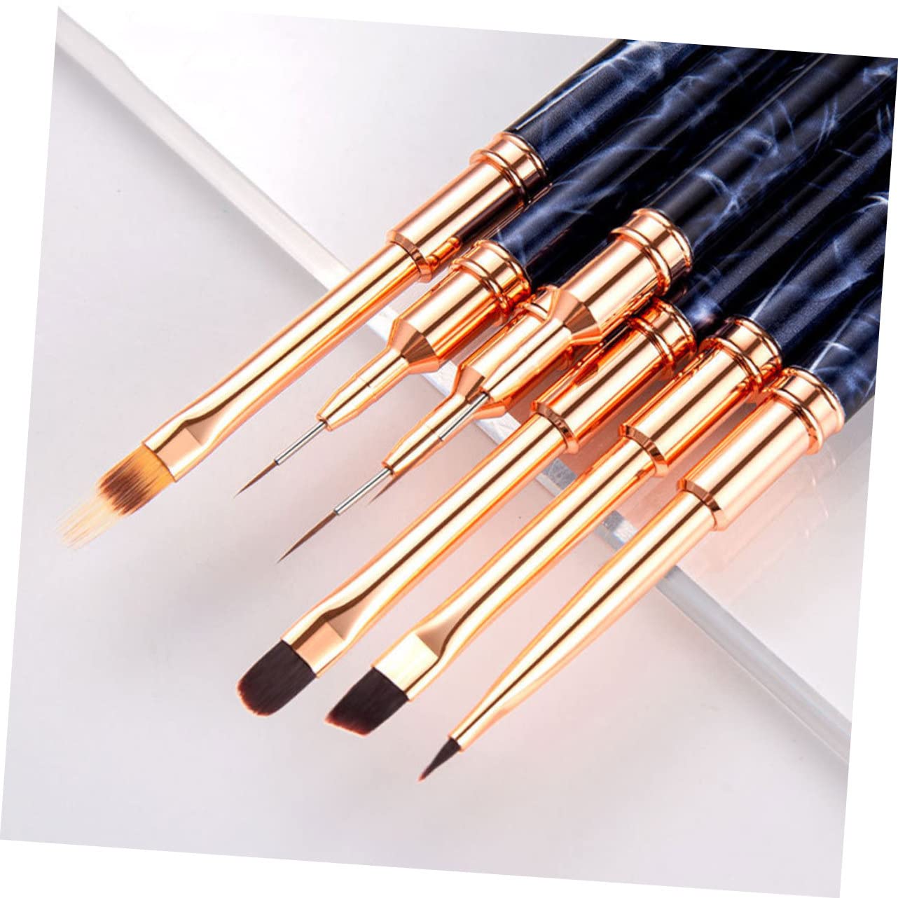 POPETPOP 15pezzi Pennelli Per Nail Art Professionale Per Disegni Unghie Pennelli Liner Per Decorazioni e Pittura Unghie Strumenti Per Manicure
