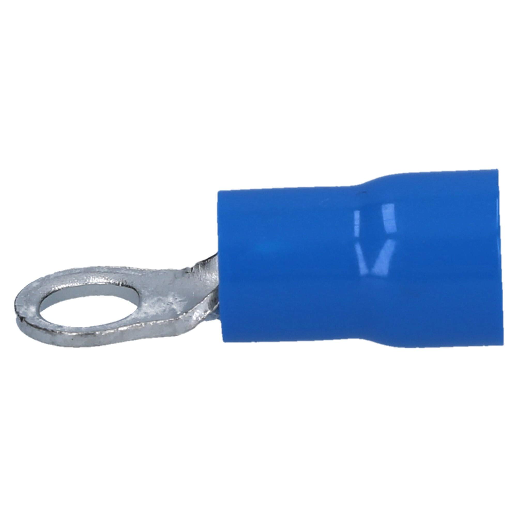Cembre BF-M3,5 Lot de 100 Cosses à Œillet Isolées Bleu 1,5-2,5 mm² | Connecteurs à sertir en laiton étamé pour câbles électriques. Résistant de -20 à +80 °C. Qualité industrielle robuste.