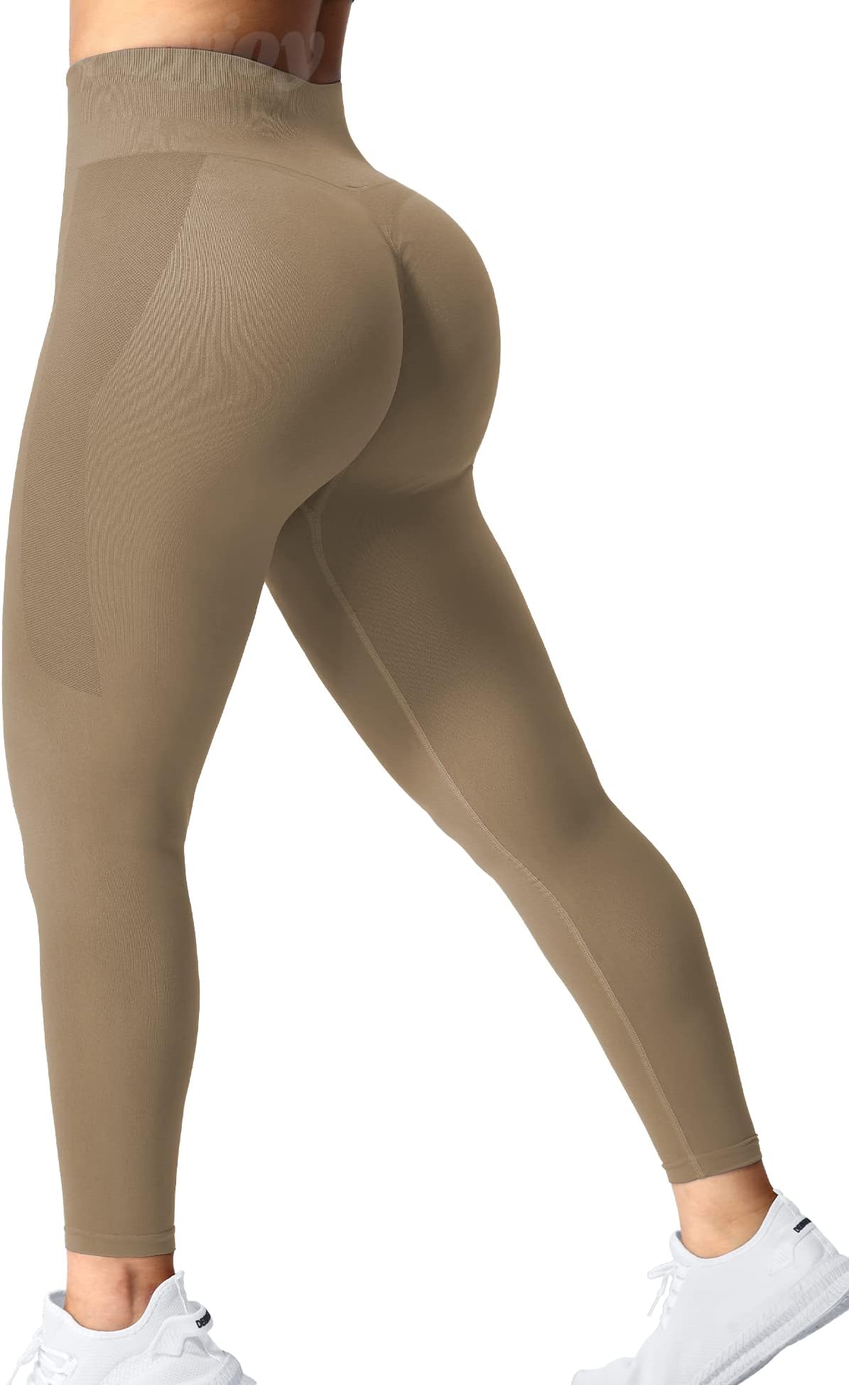 VOYJOY Amplify Seamless Scrunch Leggings for Women High Waist Workout Gym Pants Tummy Control Athletic Tights