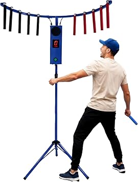 Hand Eye Coordination Training Game, Catch Stick Arcade Game Machine Reflex Sticks Game with Sound, with 10 Sticks, for Commercial Home Parties Blue