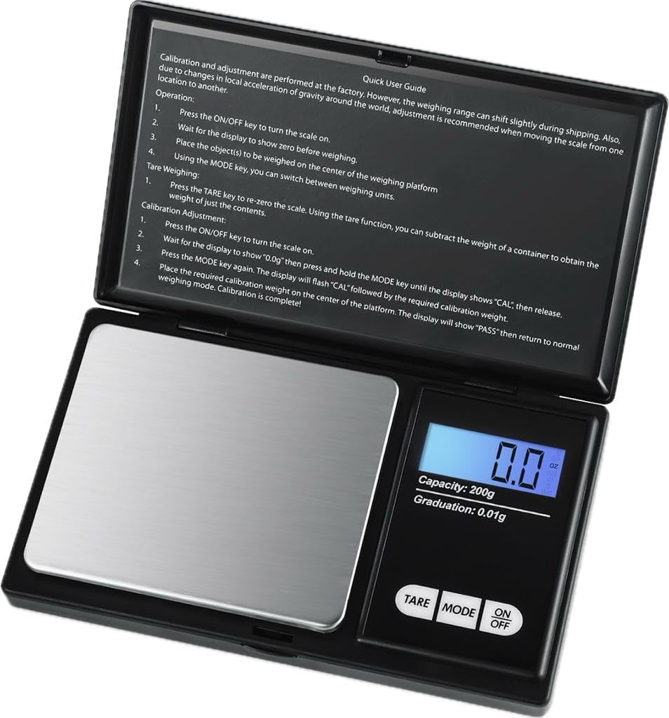 X Digital Poet Scale, with Balit LCD Display, Small Mini Digital