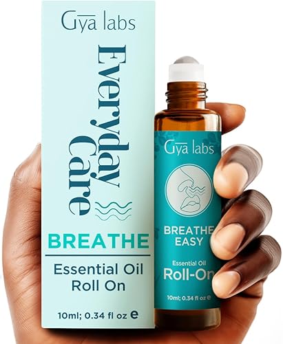 Miniatura 3 de Set de aceite de alivio de migraña para el dolor de cabeza y respiración, juego de aceites esenciales 100% naturales, 2 x 0.34 onzas líquidas - Gya