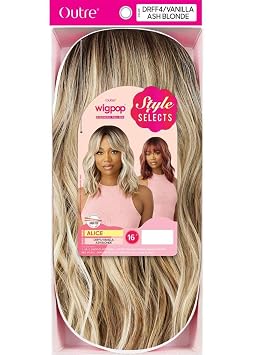 Outre Wigpop - Style Selects - Alice (DRFF4/VANILLA ASH BLONDE)