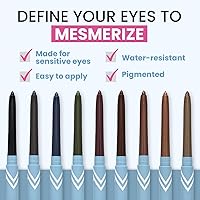 Vista 3 de PRIME PROMETICS PrimeEyes Glide Delineador de ojos para mujeres maduras – Resistente al agua, de larga duración y a prueba de manchas – Textura