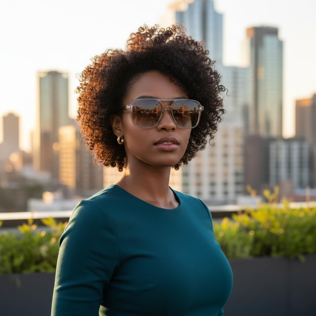 The Fresh Vintage Retro 70s Plastic Aviator Sunglasses Women Men Classic Small Squared Frame - FR16255 - Image 3