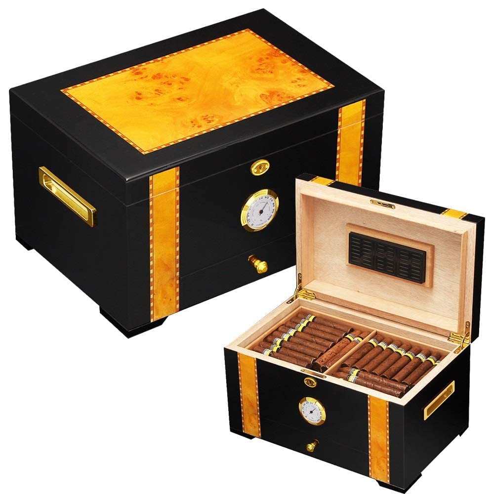 Buy TAISK Countertop Display Cigar Humidor Cigar Box Luxury Cigar