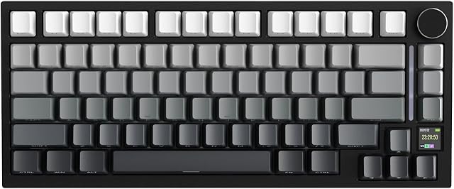 ATTACK SHARK X820 Teclado Mecánico Gaming Inalámbrico con Pantalla TFT