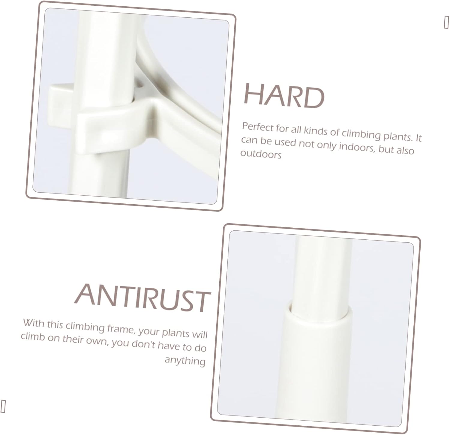 Outdoor Garden Trellis Obelisk Plant Support Stake for Climbing Vines Sturdy Small Garden Bed