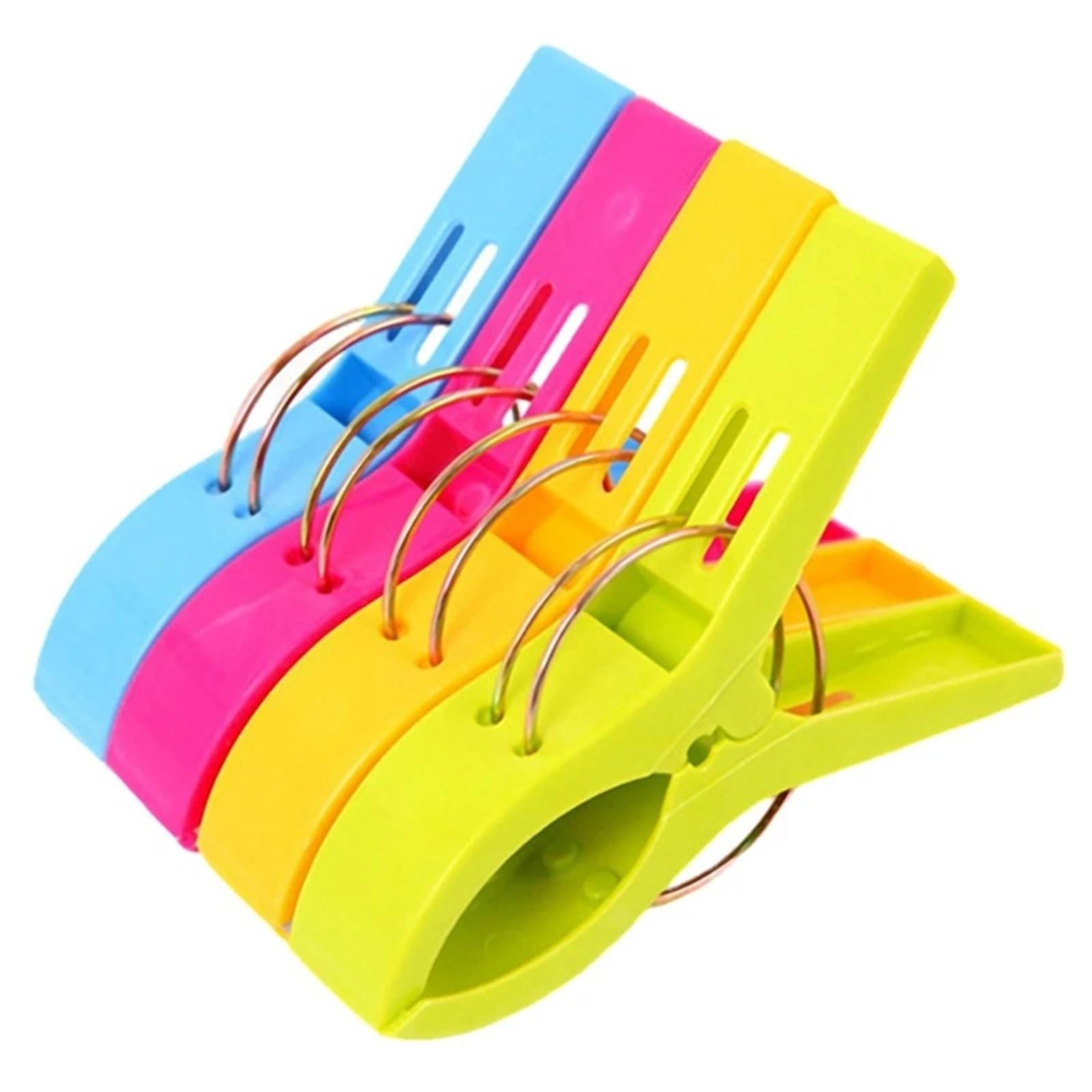 Pinzas De Plástico para La Ropa 4-40 Uds. Clips for Toallas de Playa, Clavijas de edredón de plástico for Ropa de lavandería, Herramientas de organización del baño del hogar(Random 32 pcs)