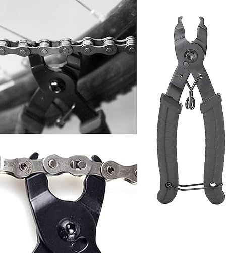 Miniatura 3 de Kit de herramientas de reparación y mantenimiento de cadena de bicicleta alicates de eslabones de bicicleta + herramienta divisora de cadena +