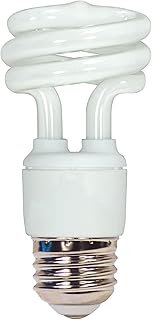 Satco S7214 11W T2 Ultra Mini Spiral Light Bulb Screw-In 2700K fluorescent bulb