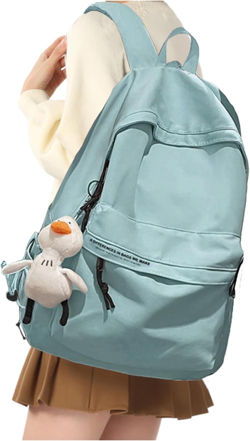 suradarSchool Backpack Middle High School Students Bookbag for Teens Girls Boy College Backpack for Women Men Casual Daypack