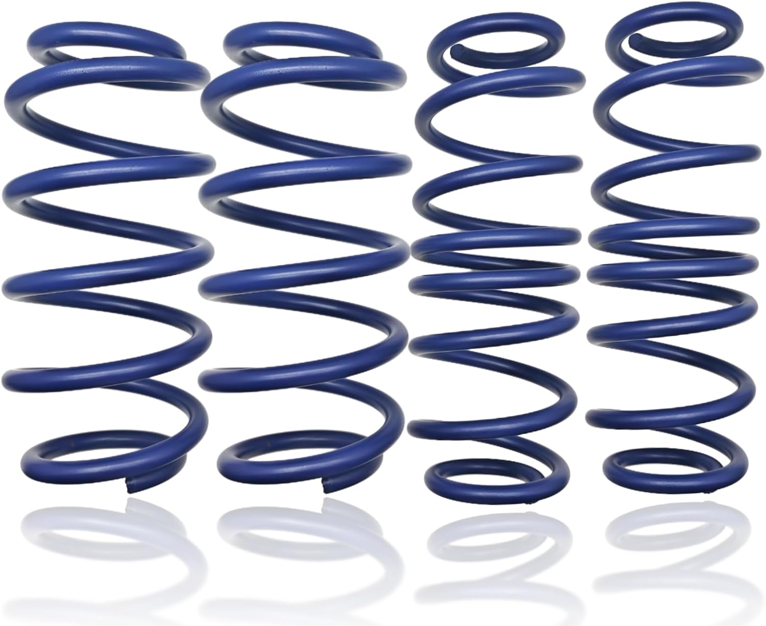 TH-AUDI/B8 1.5" Front & Rear Drop Lower Height Coil Blue Set of 4 | Fit for Audi A4 2009-2016 B8 | Lowering Sport Springs Kit