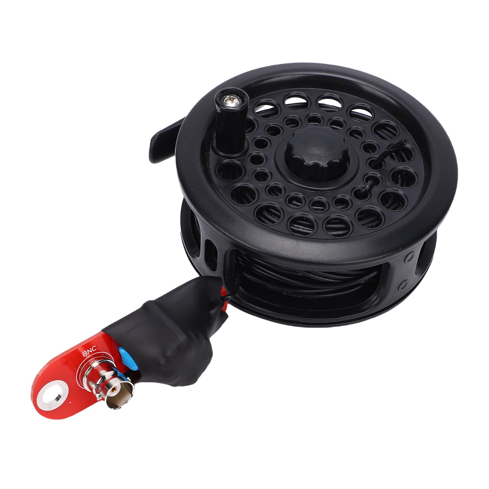 Antena de Onda Corta Portátil, Antena de Radio HF de Manivela para Emergencias y Uso en Exteriores con Alambre de Cobre Estañado de 20 M, Material Duradero y Bolsa con Cordón,