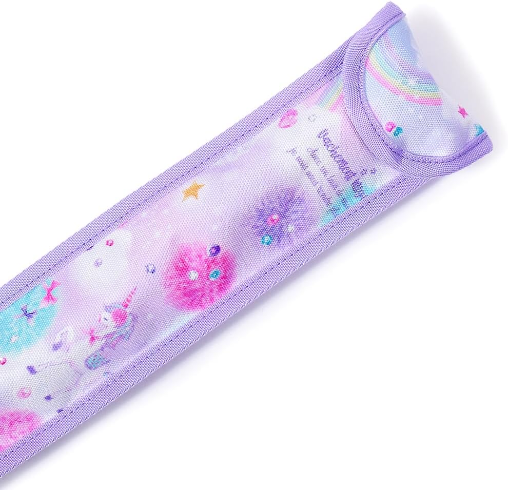 COLORFUL CANDY STYLE Recorder & Ruler Case PET Unicorn Fantasy