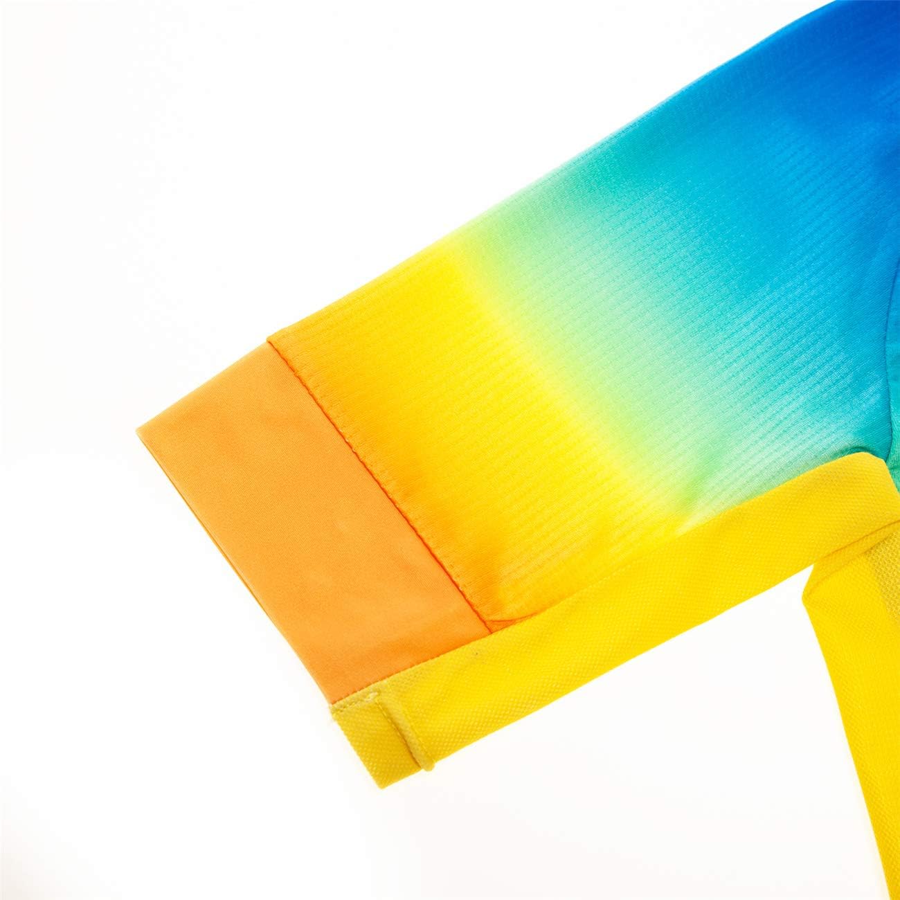 Cycling Jerseys Men,Mountain Bike Jersey Summer Short Sleeve Breathable Bicycle Tops Riding Bike Shirts Quick Dry - Image 7