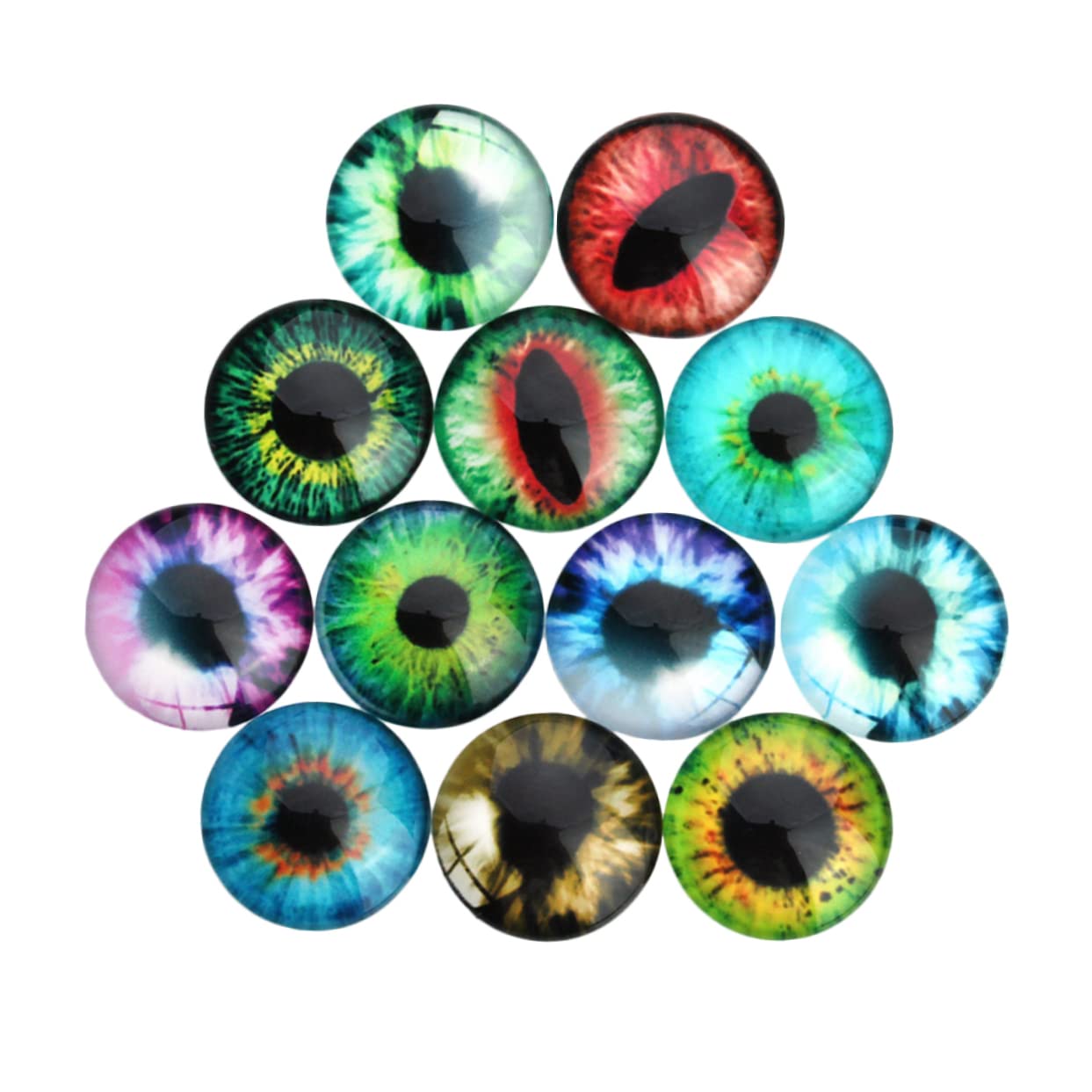 100 Uds Ojos Falsos DIY Ojos De Animales Falsos DIY Para Muñeca Ojos Simulación Ojos DIY Pegatina Ojos