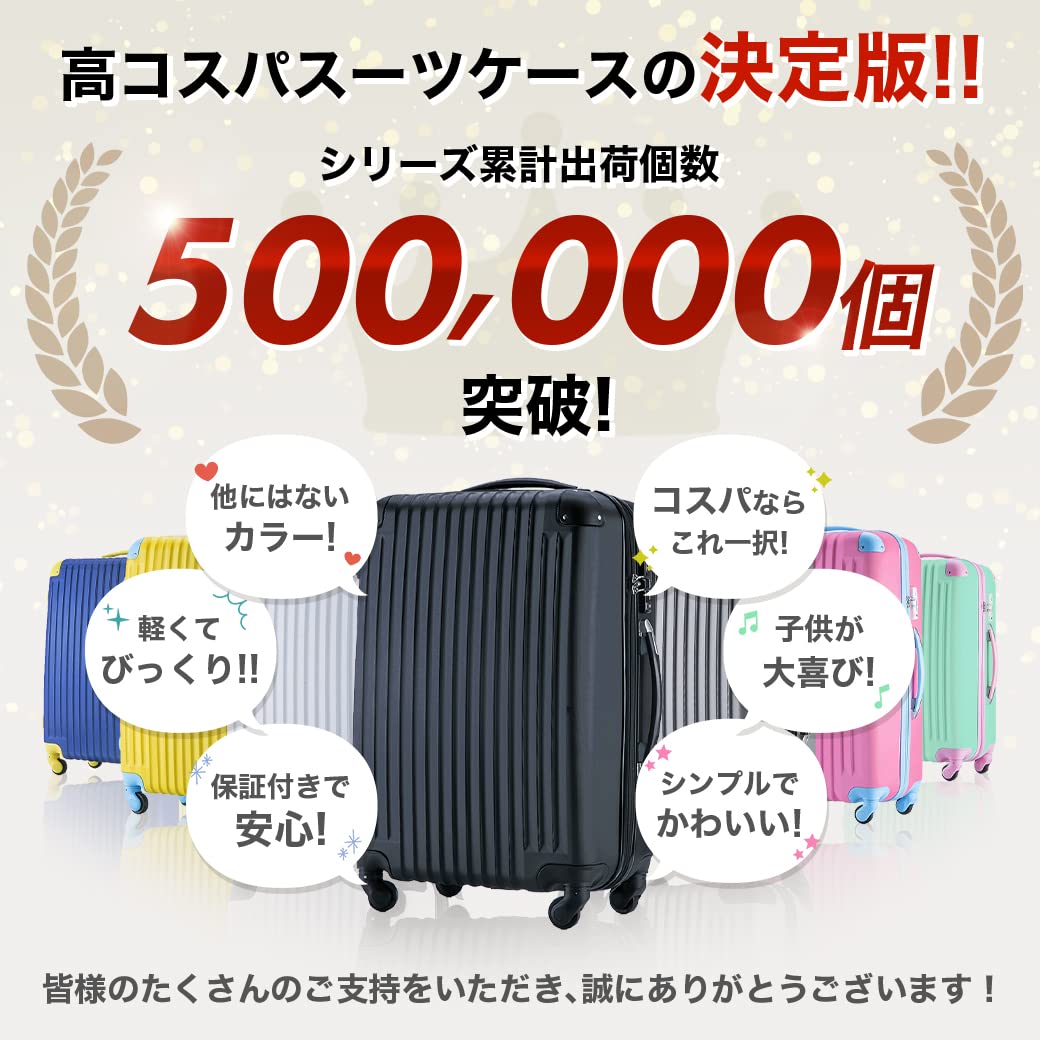 スーツケースのエンボス加工された表面と、目立つパステルカラーのディテール
