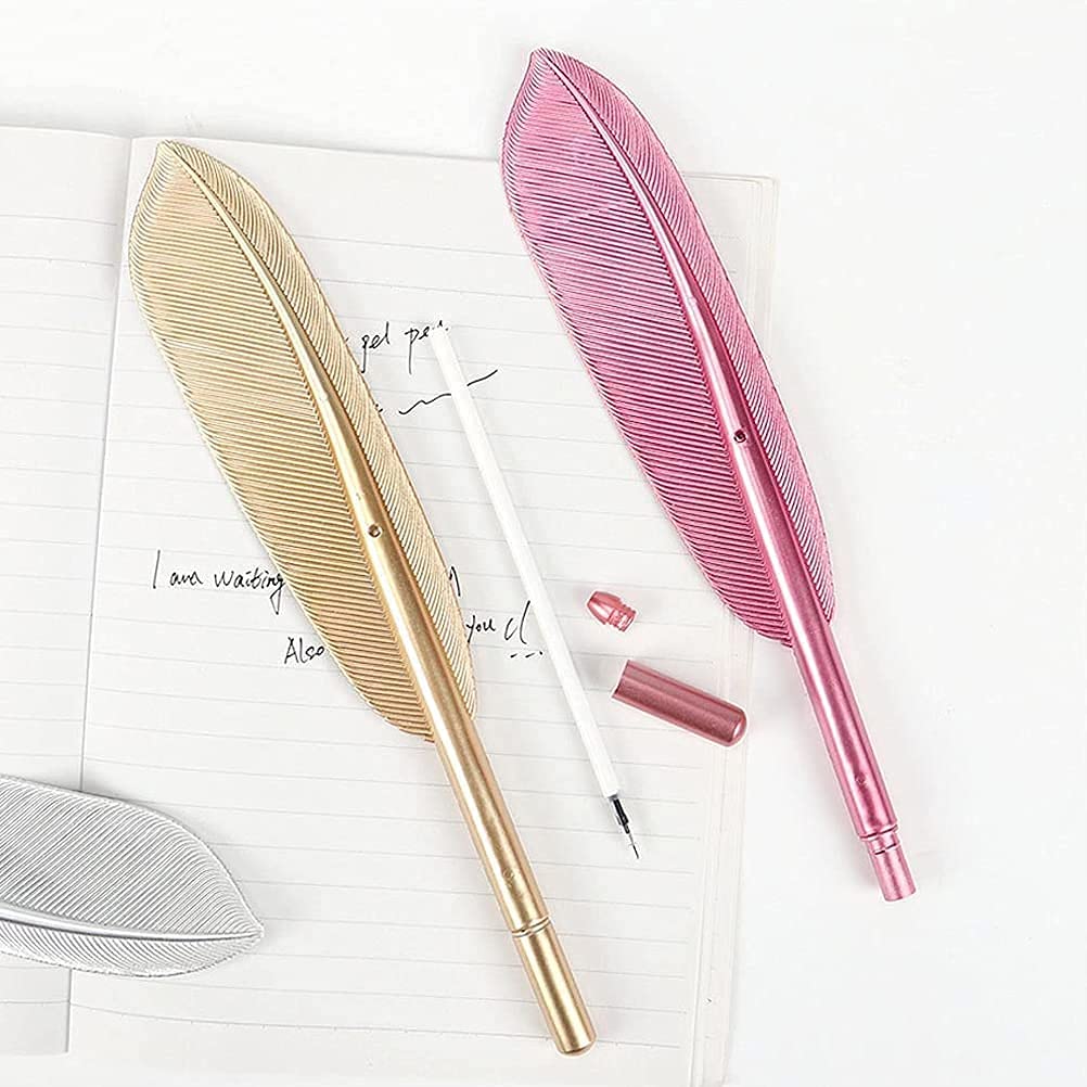 Amazon.co.jp: 羽根ペン サインペン ボールペン 羽飾り 0.5mm かわいい