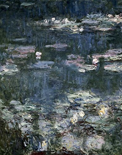 Tableau Nymphéas Claude Monet décoration murale salon toile sur châssis bois premium