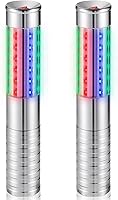 Vista 11 de Civaner 2 piezas de luces LED para servicio de botellas, luces estroboscópicas para botellas, luces LED reutilizables y recargables para champán