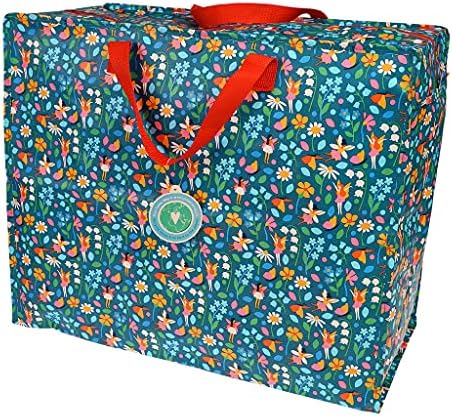Fairies in the Garden Large Storage Bags with Zips